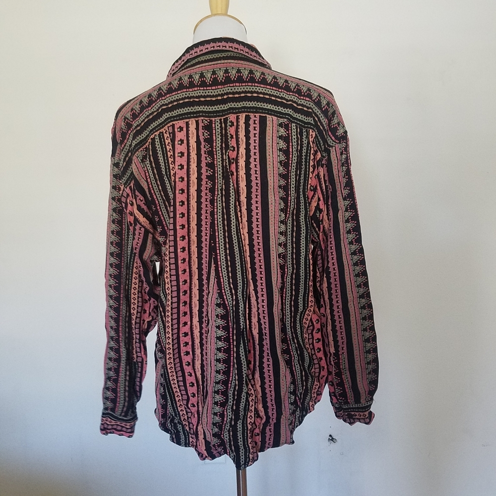 Vintage Goouch 80's long sleeve button up blouse - Picture 4 of 5